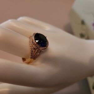 Bella Luce Tanzanite Diamond Simulants Yellow Ring